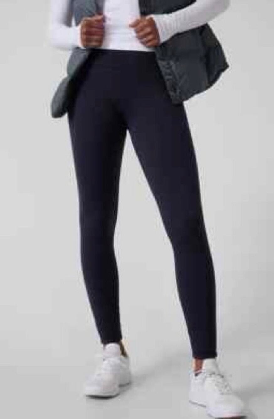 Athleta Altitude Polartec Power Stretch Leggings size small MSRP $109